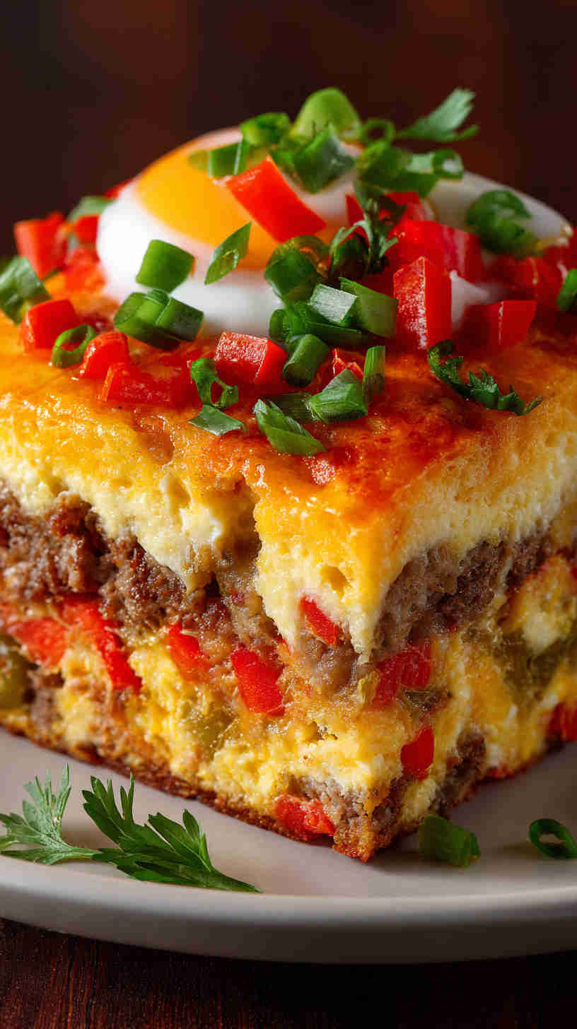 Crockpot Southwestern Breakfast Casserole