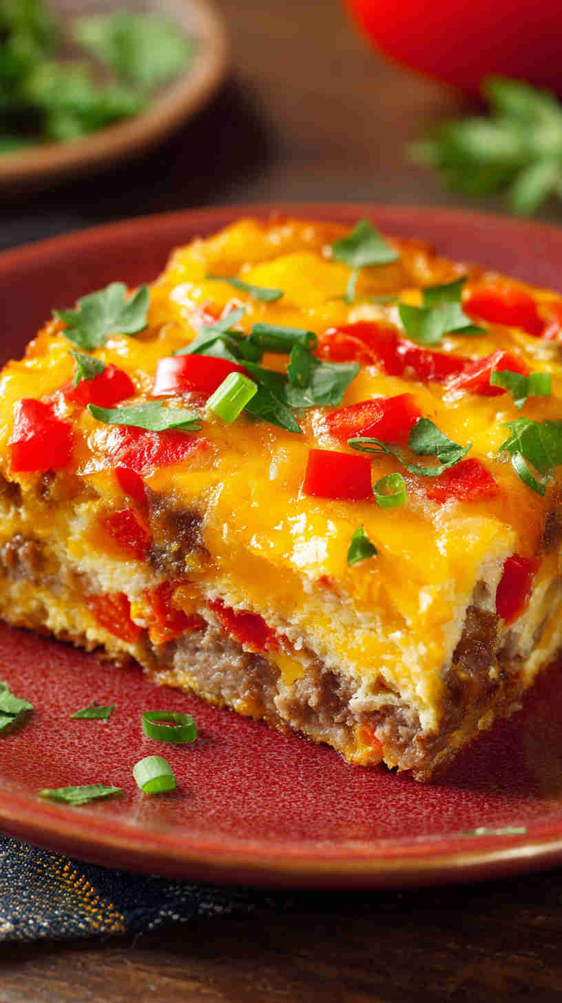 Crockpot Southwestern Breakfast Casserole