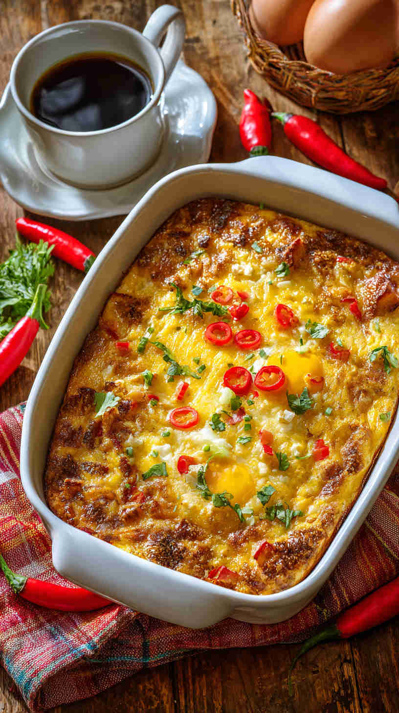 Crockpot Southwestern Breakfast Casserole