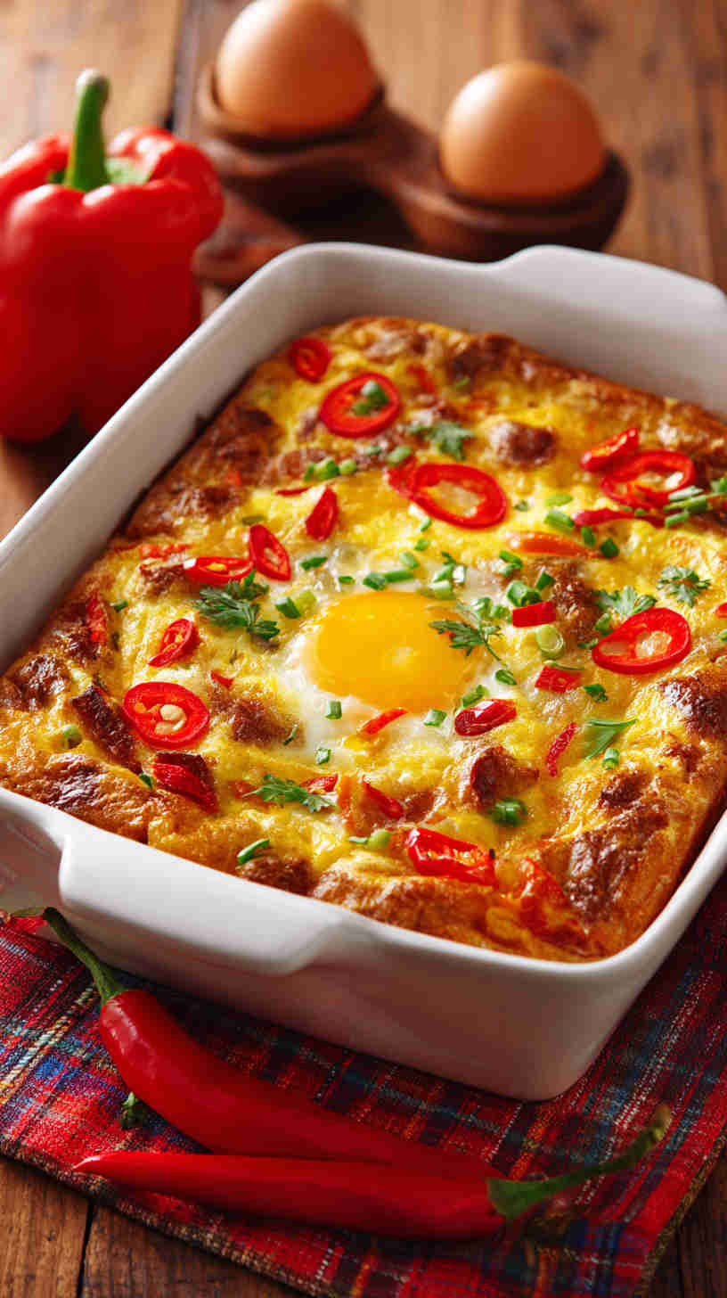 Crockpot Southwestern Breakfast Casserole
