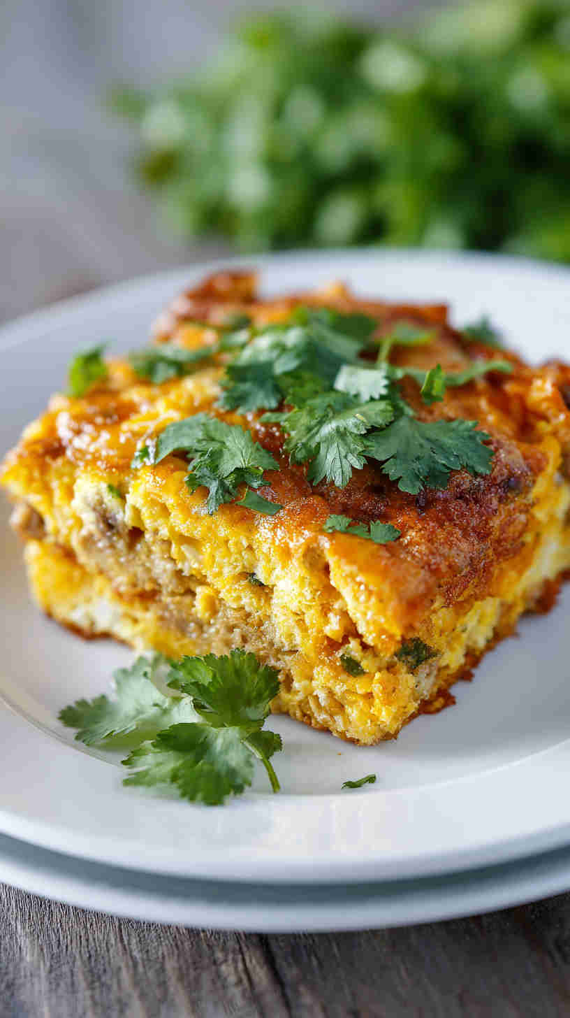 Crockpot Southwestern Breakfast Casserole