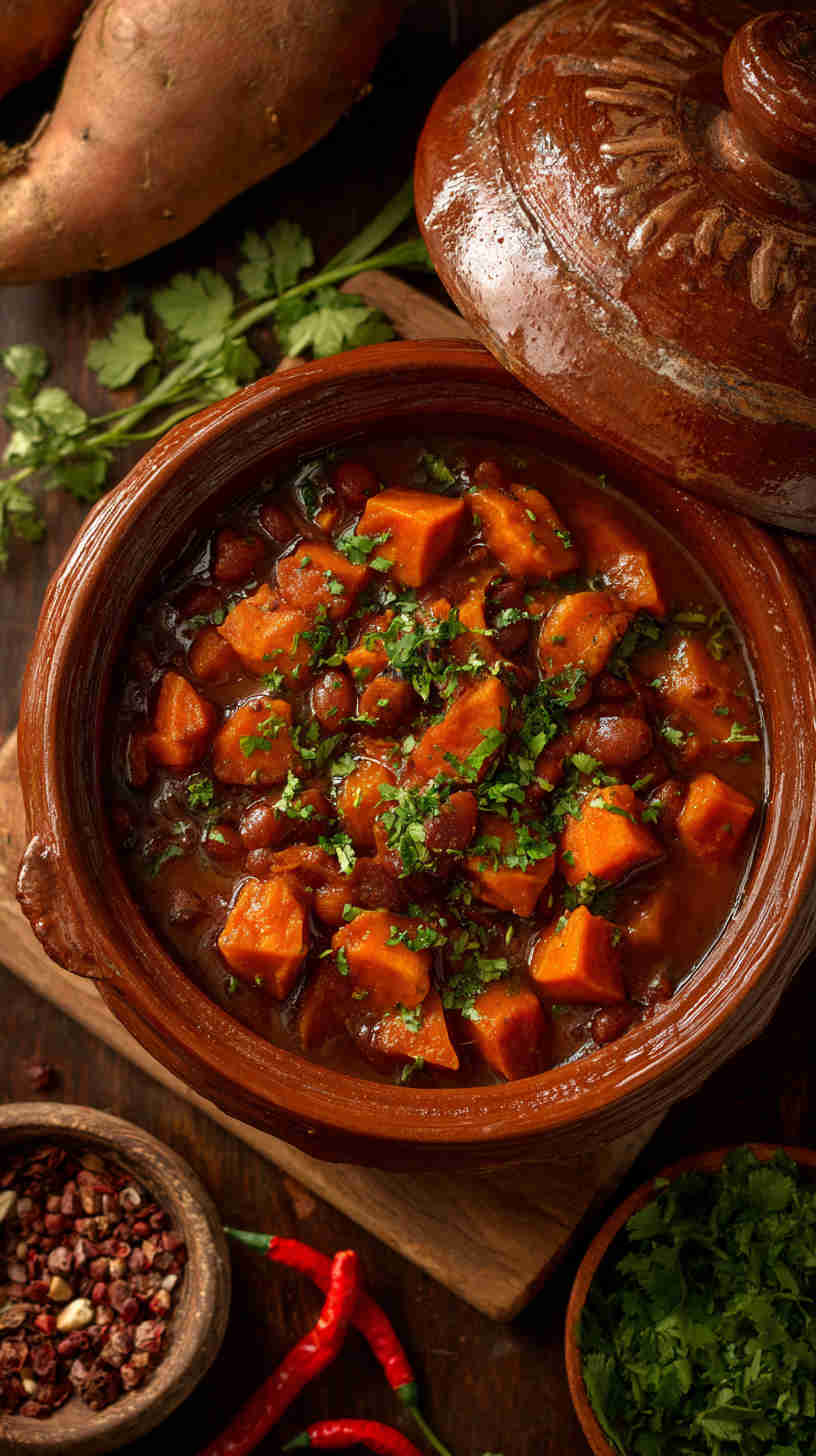 Crockpot Spicy Peanut Sweet Potato Stew