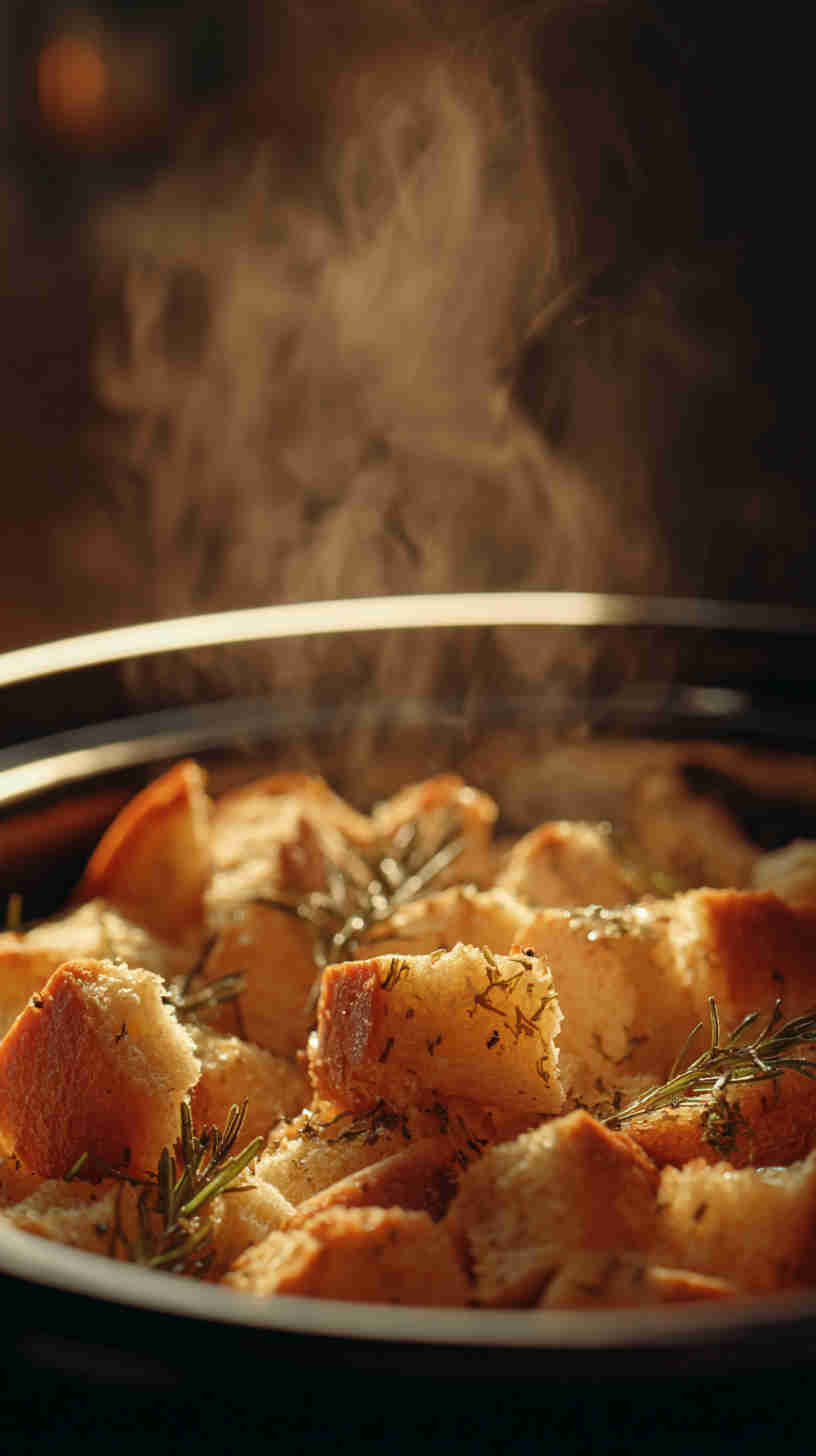 Crockpot Stuffing with Herbs