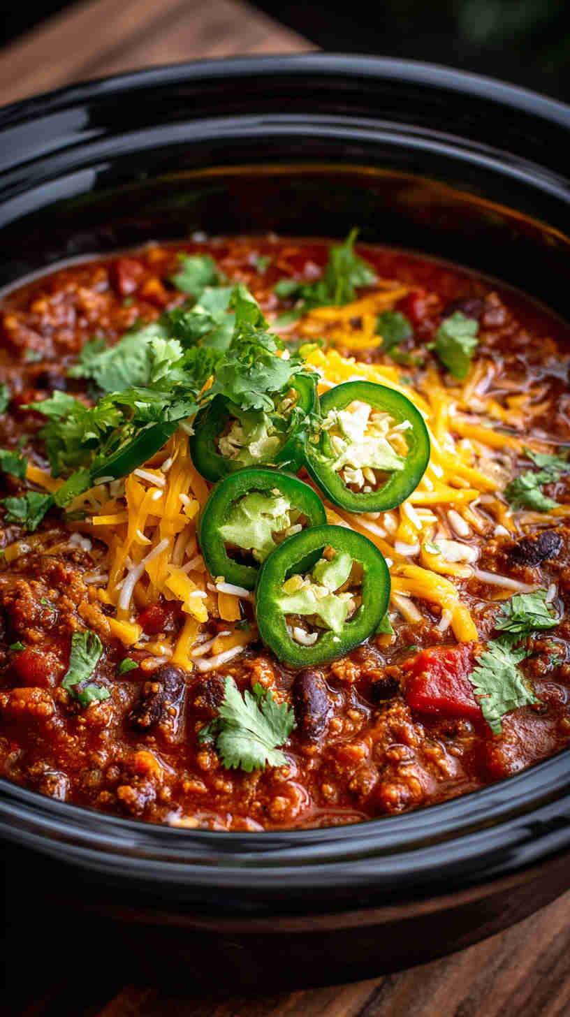 Crockpot Tex-Mex Chili
