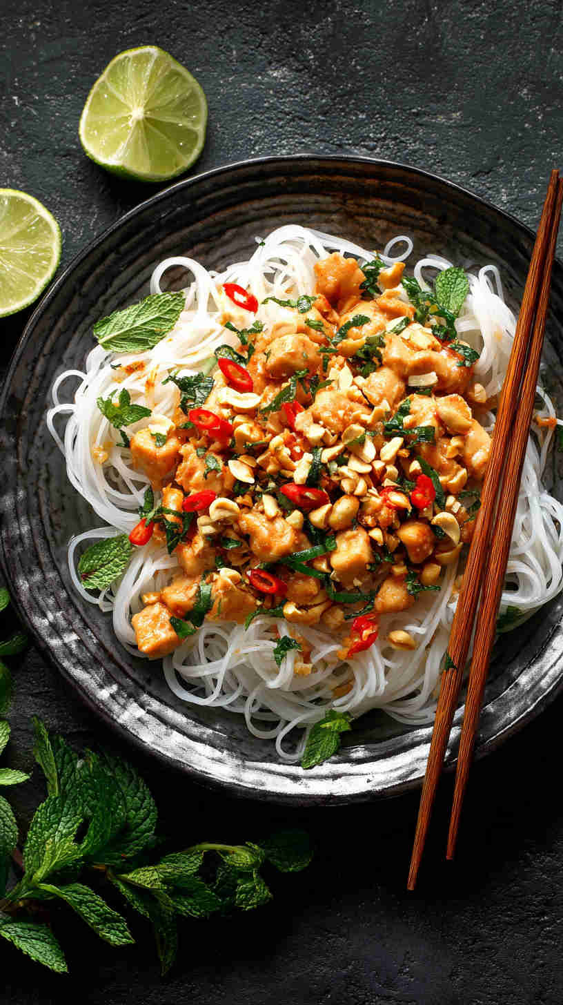 Crockpot Thai Peanut Chicken