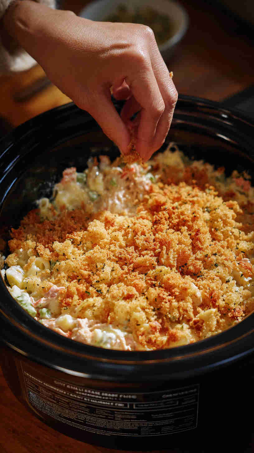 Crockpot Tuna Noodle Casserole