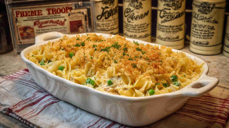 Crockpot Tuna Noodle Casserole