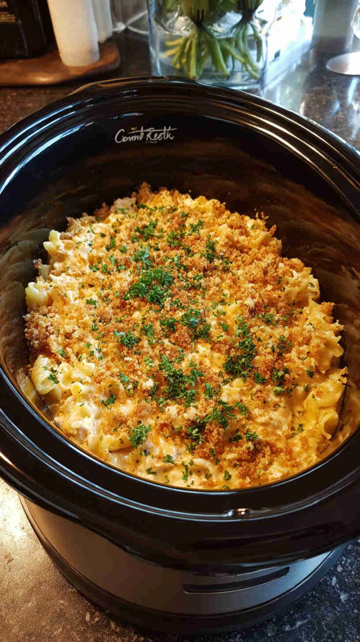 Crockpot Tuna Noodle Casserole