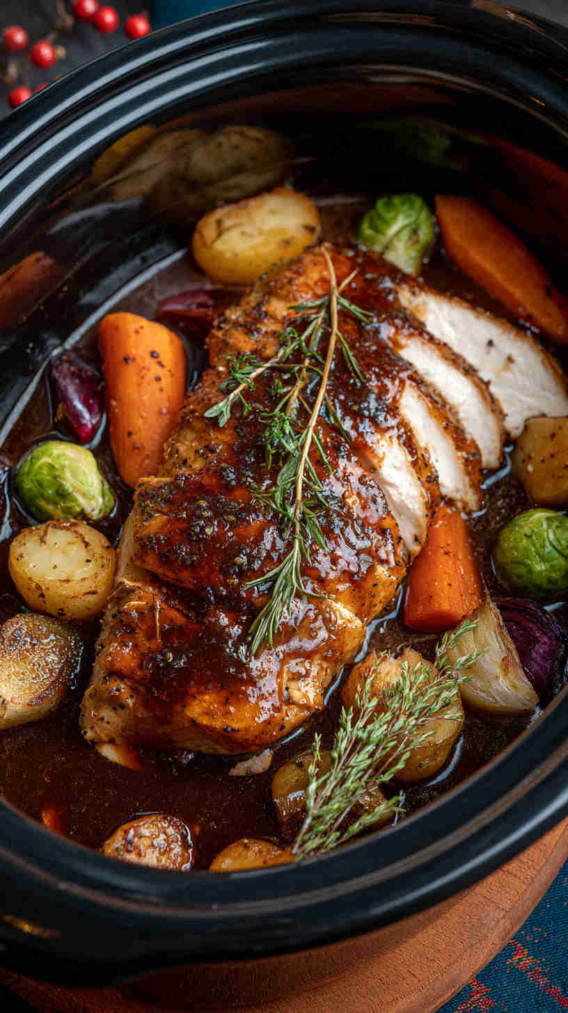 Crockpot Turkey Breast with Gravy