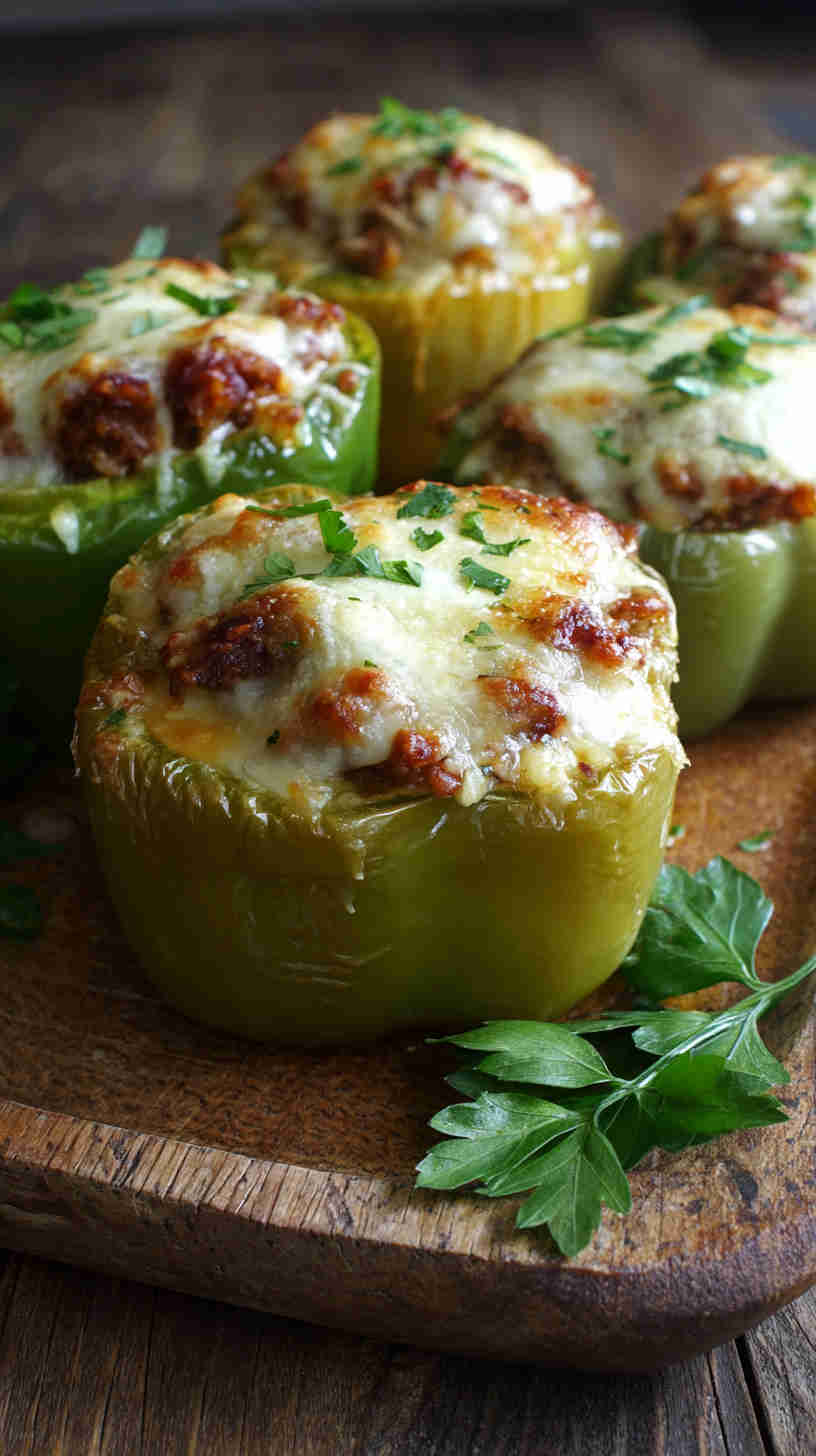 Crockpot Vegetarian Stuffed Peppers Casserole