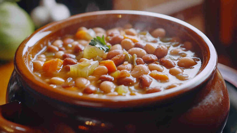 Deliciously Thick Crock Pot 15 Bean Soup