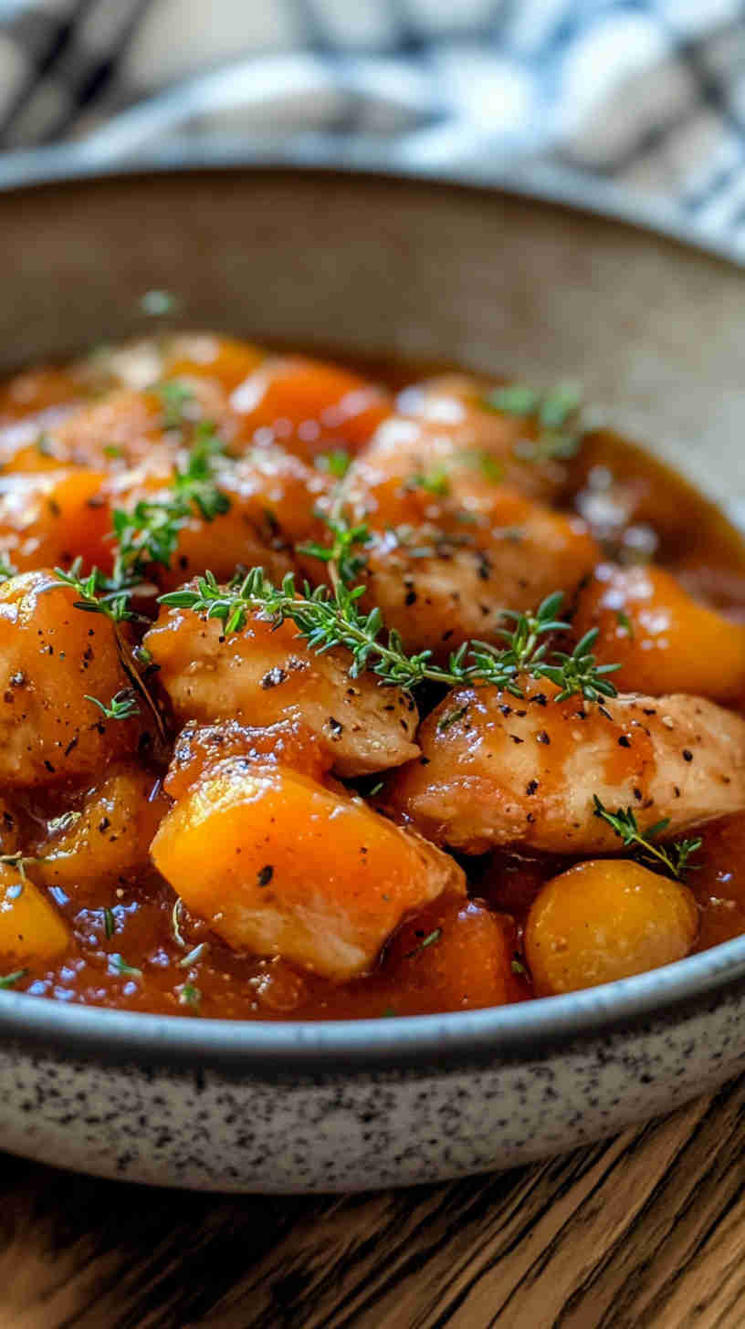 Easy Apricot Chicken Recipe for the Crockpot