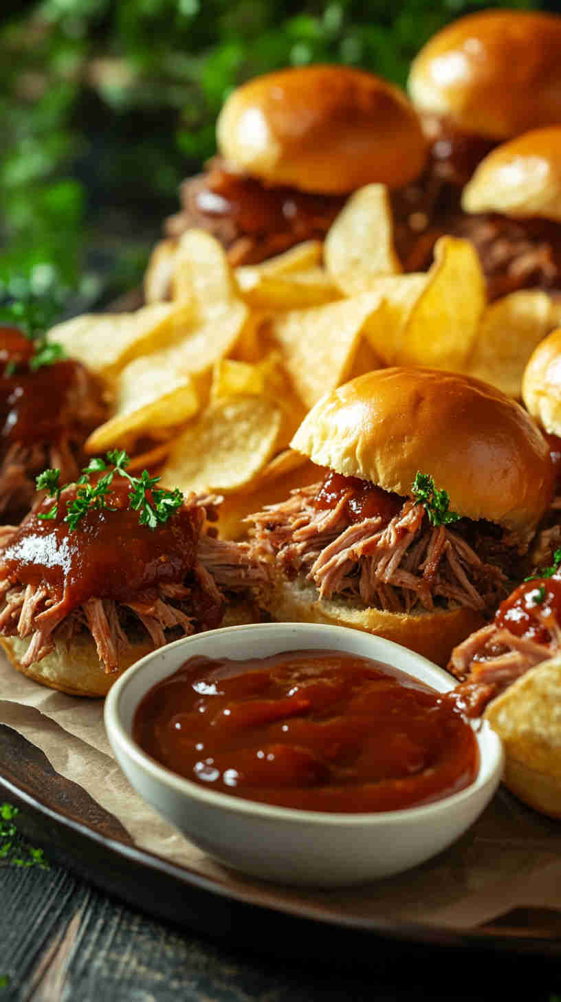 Easy BBQ Pulled Pork Sandwiches