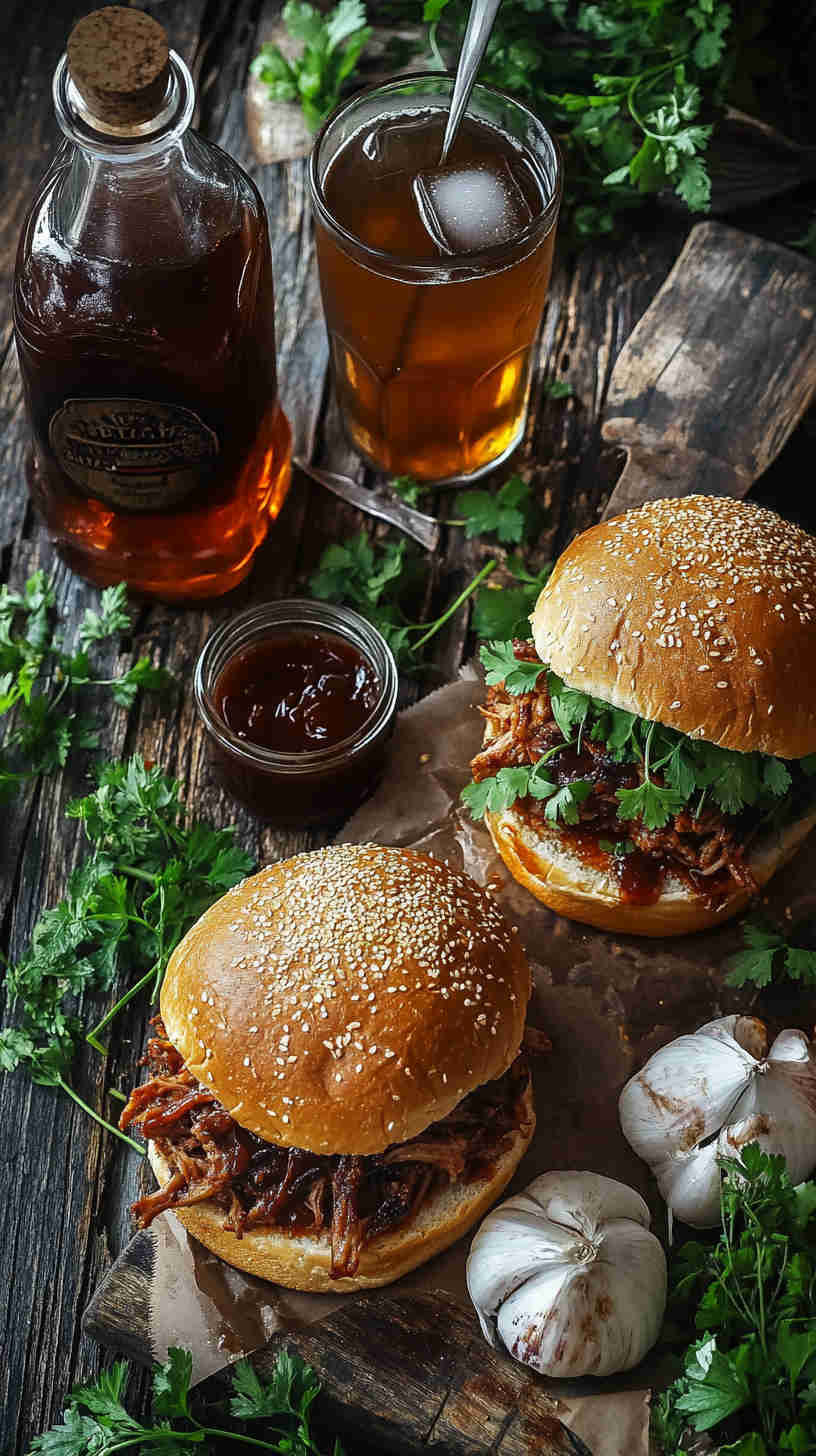 Easy BBQ Pulled Pork Sandwiches