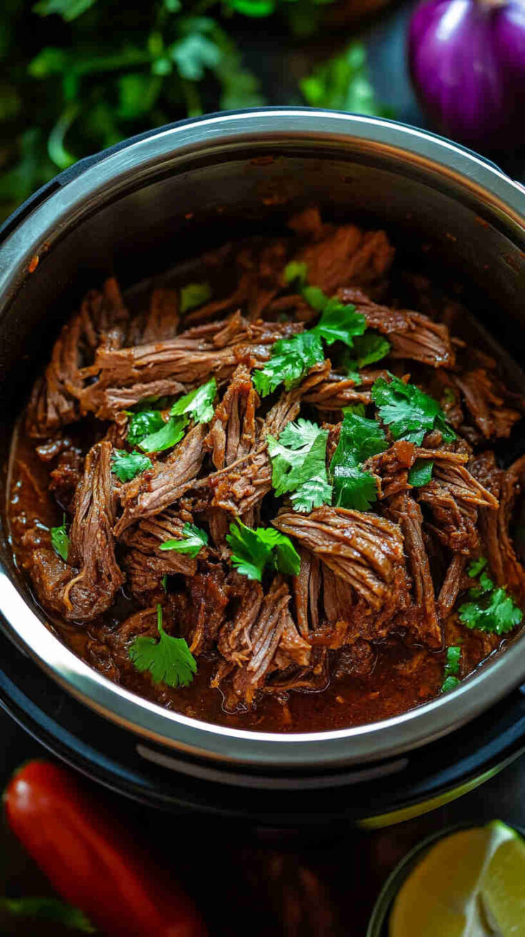 Easy Beef Barbacoa in the Instant Pot