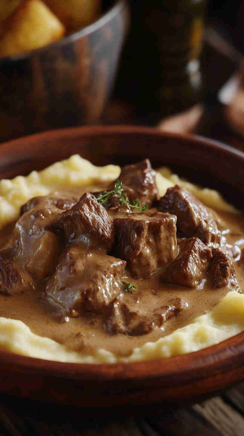 Easy Beef Stroganoff