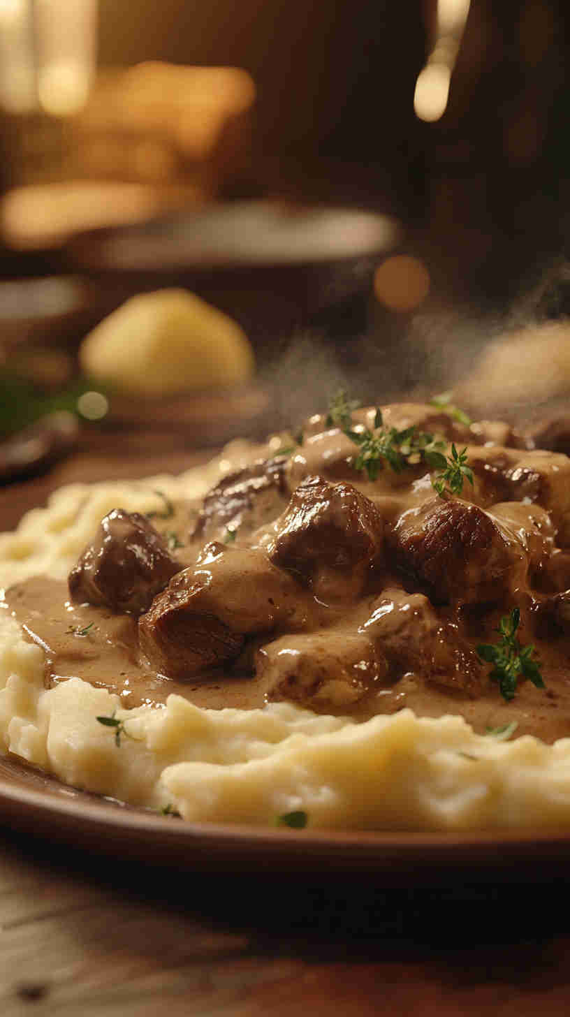 Easy Beef Stroganoff