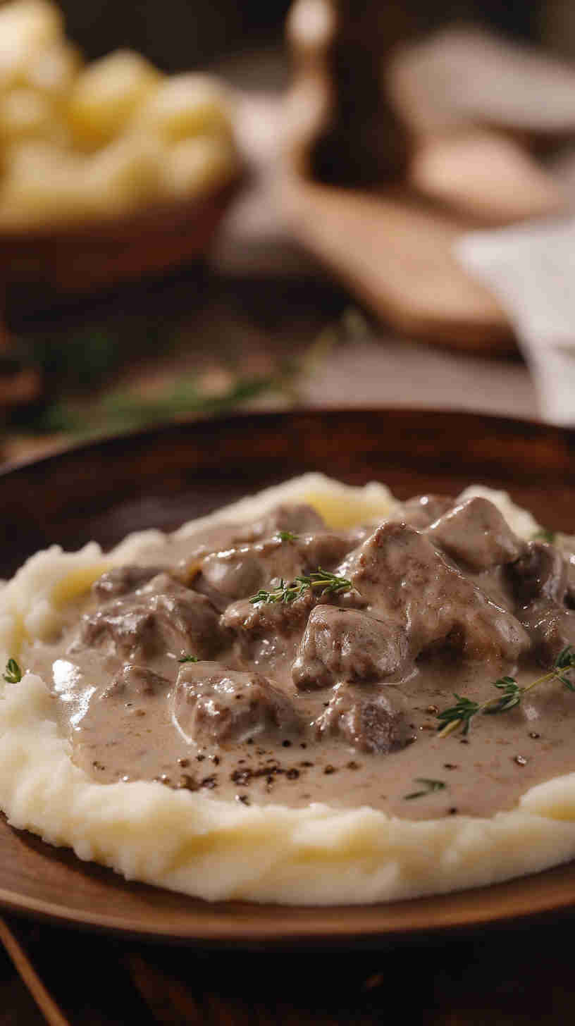 Easy Beef Stroganoff