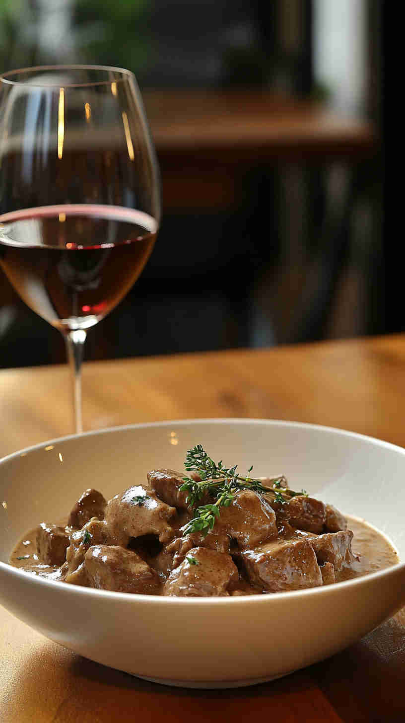Easy Beef Stroganoff