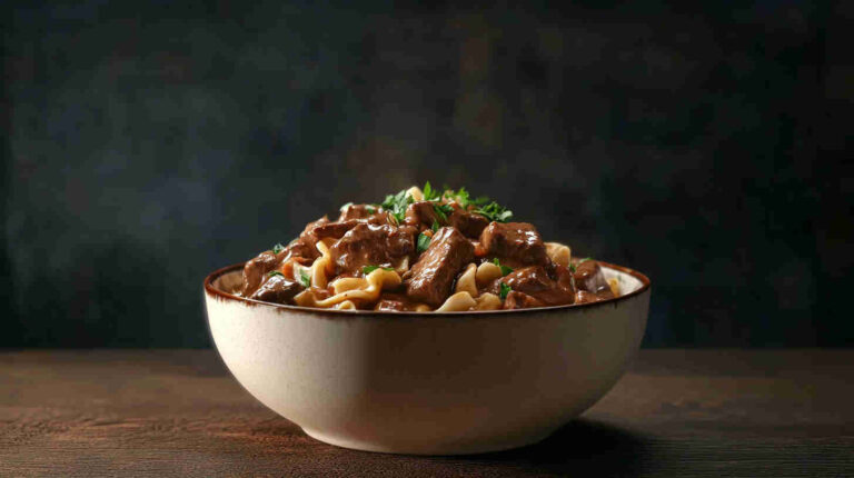 Easy Beef Stroganoff
