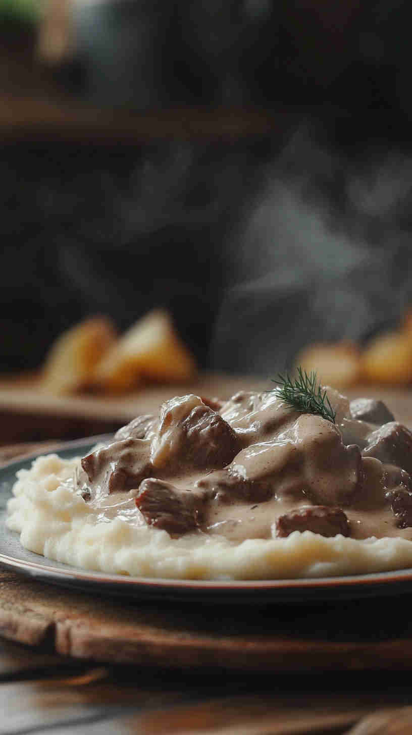 Easy Beef Stroganoff