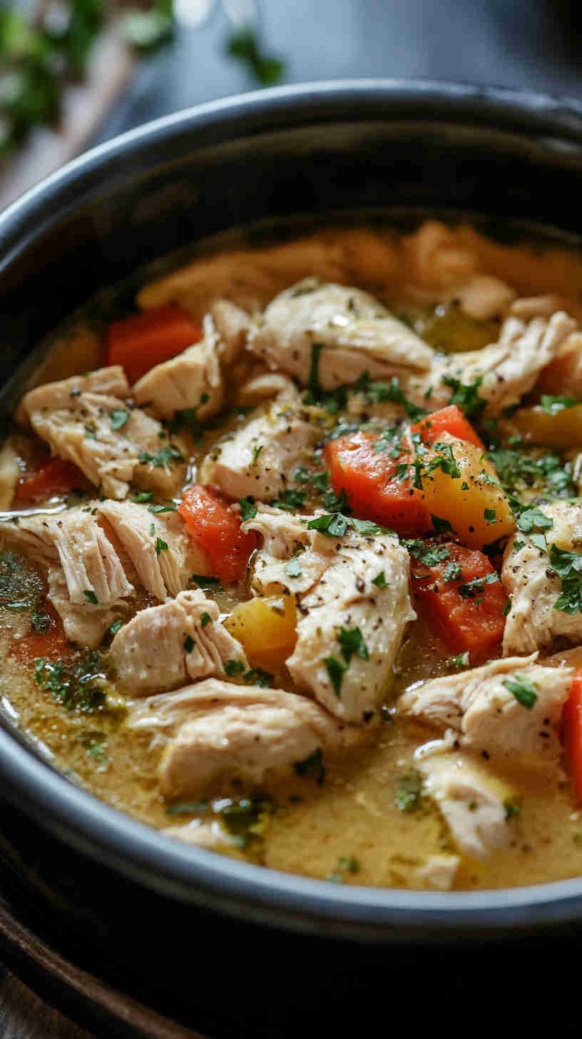 Easy & Comforting Slow Cooker Chicken Casserole
