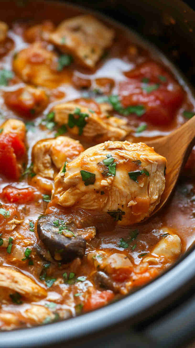 Easy & Comforting Slow Cooker Chicken Casserole