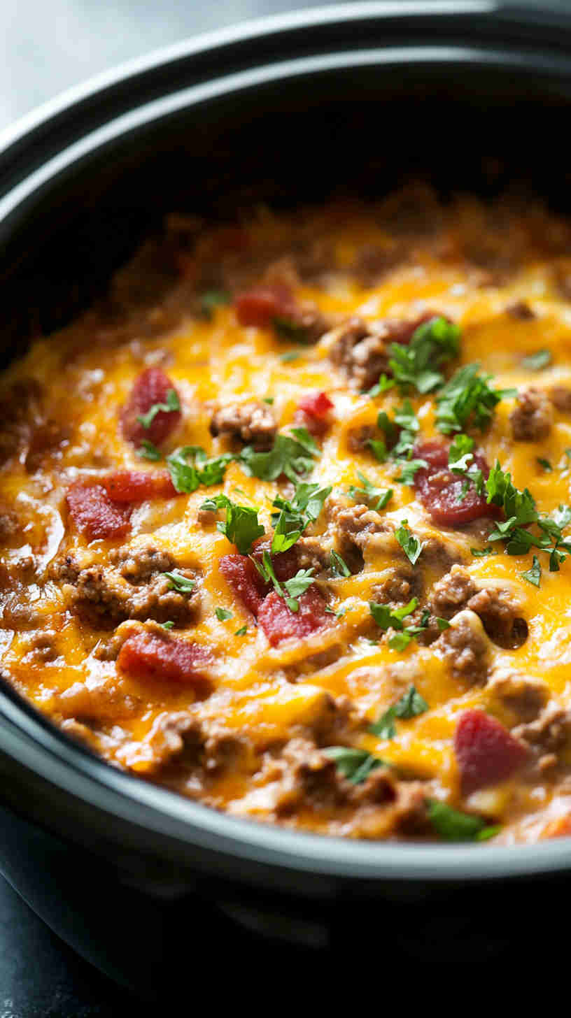 Easy & Comforting Slow Cooker Chicken Casserole
