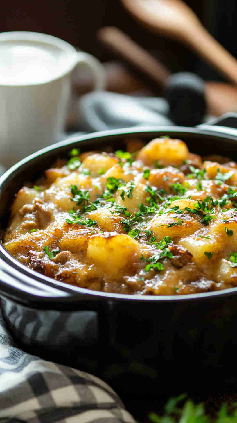 Easy & Comforting Slow Cooker Chicken Casserole