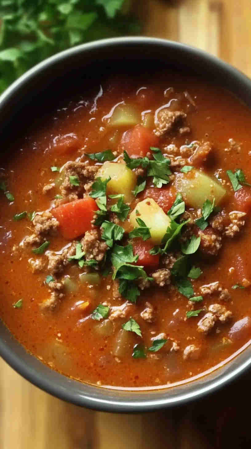 Easy Crockpot Beef Goulash