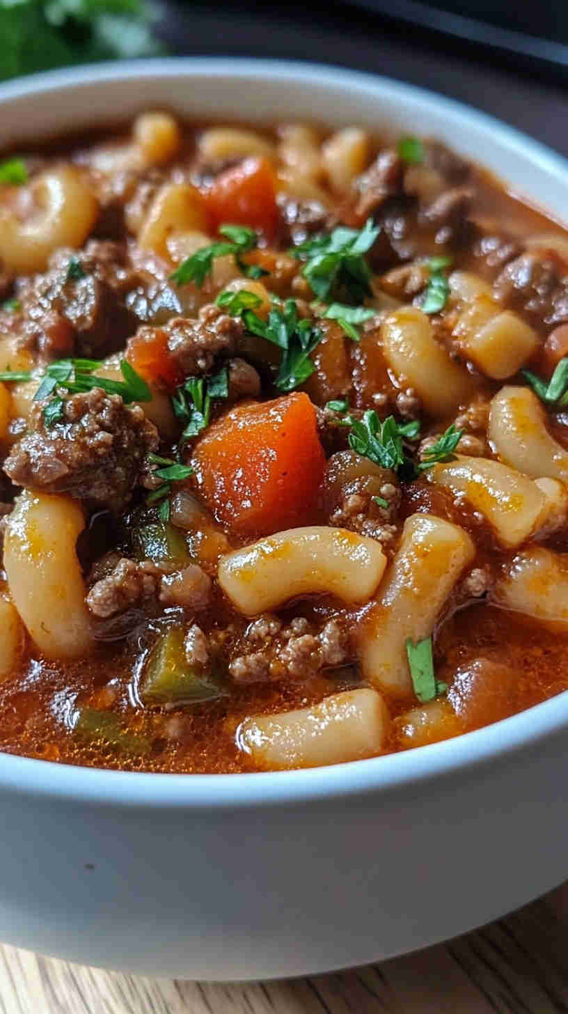 Easy Crockpot Beef Goulash