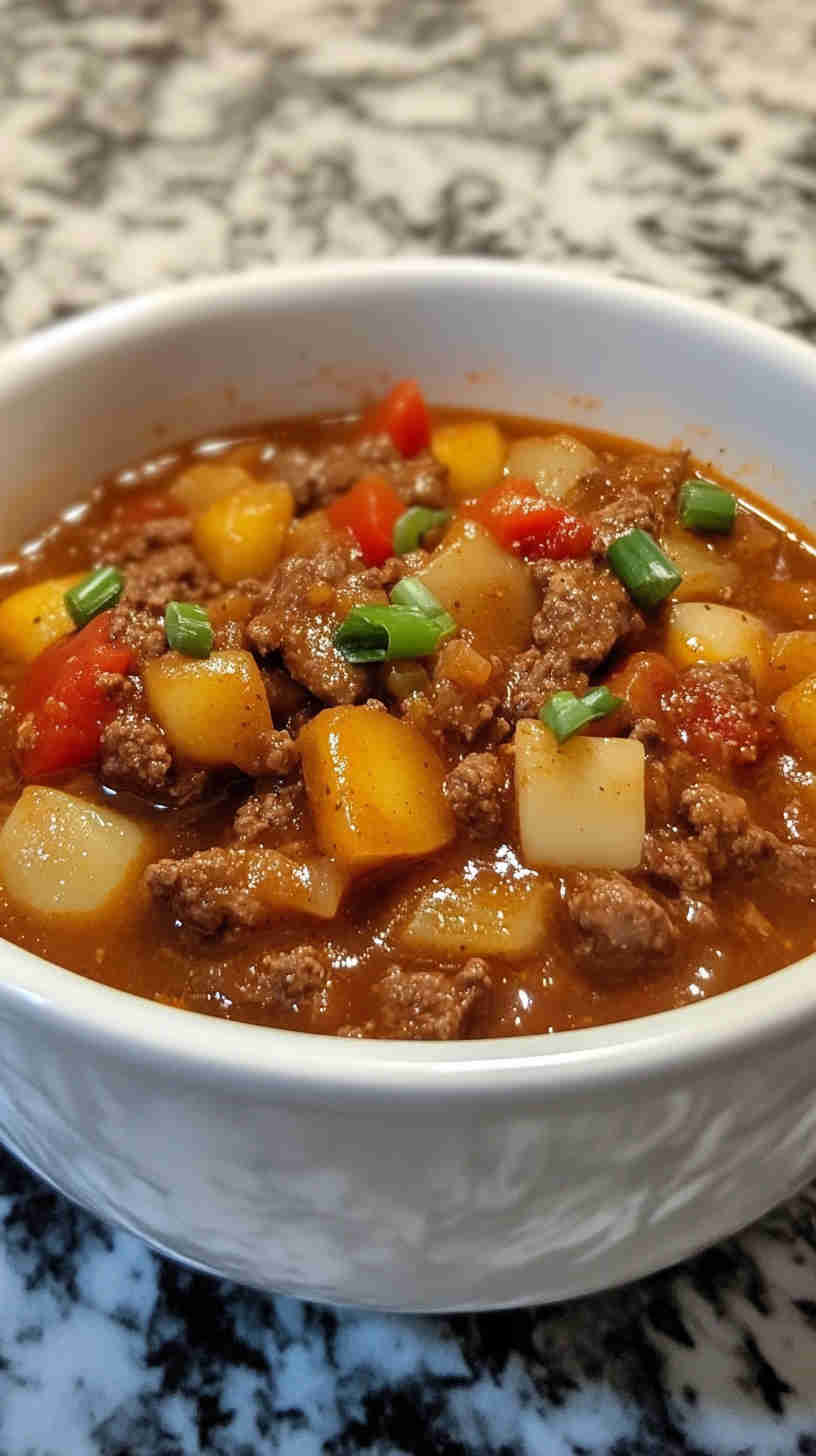 Easy Crockpot Beef Goulash