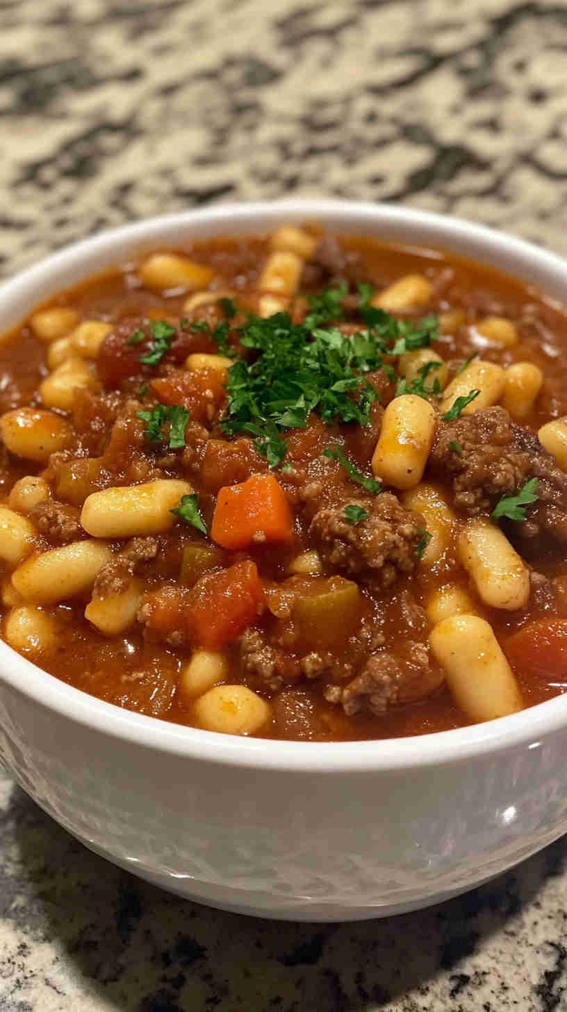Easy Crockpot Beef Goulash
