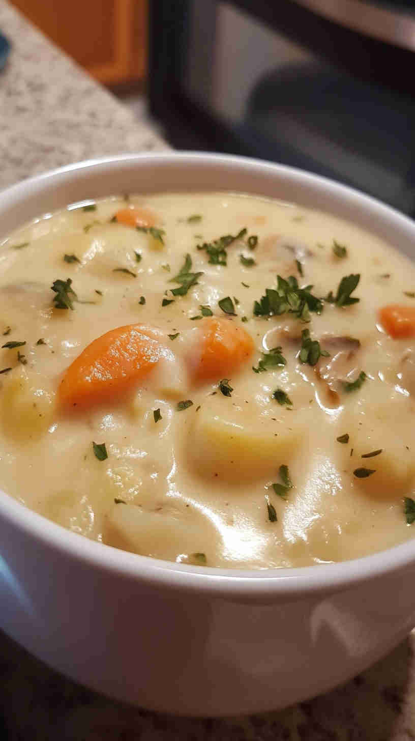 Easy Crockpot Potato Soup for Busy Nights