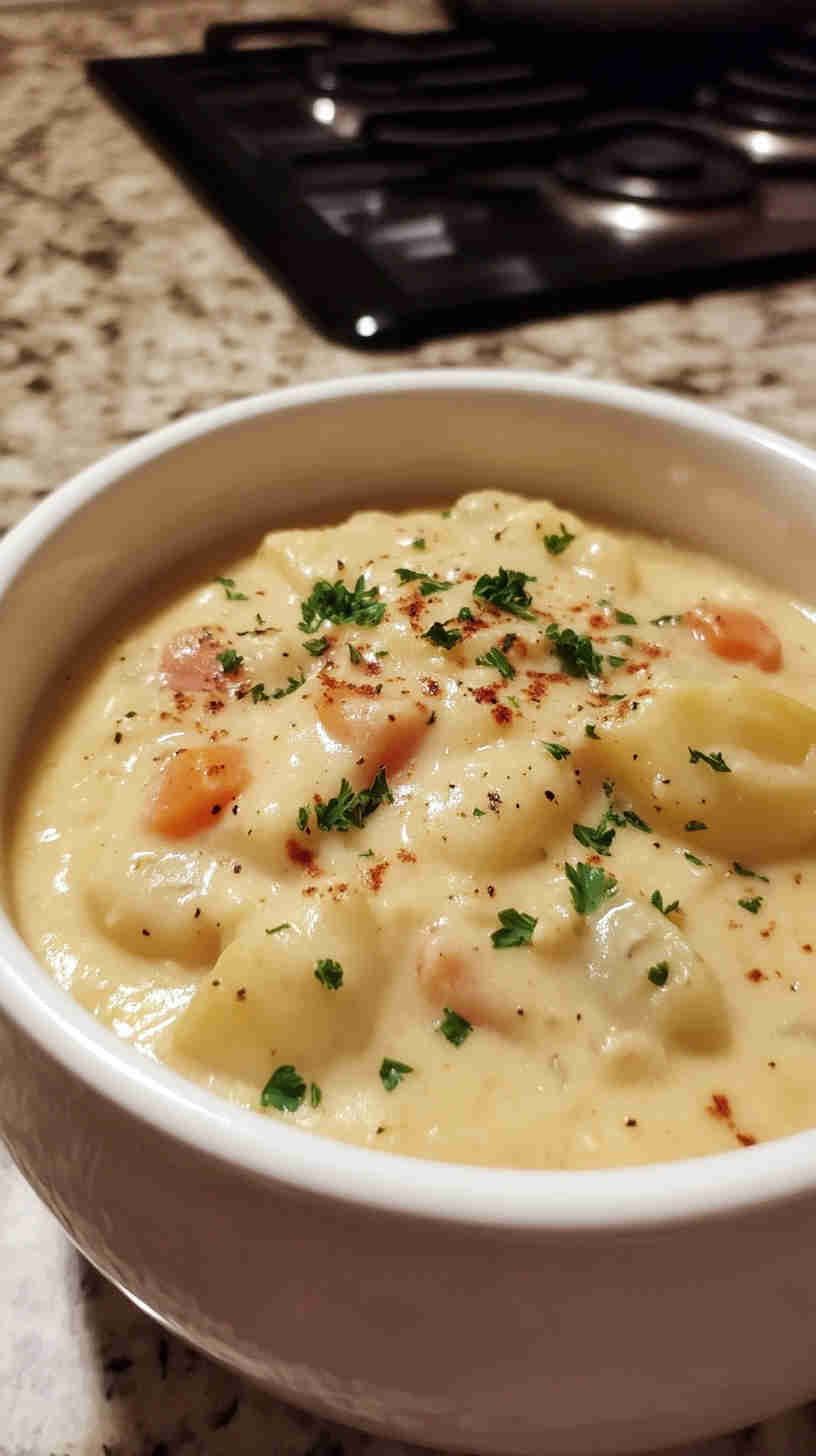 Easy Crockpot Potato Soup for Busy Nights