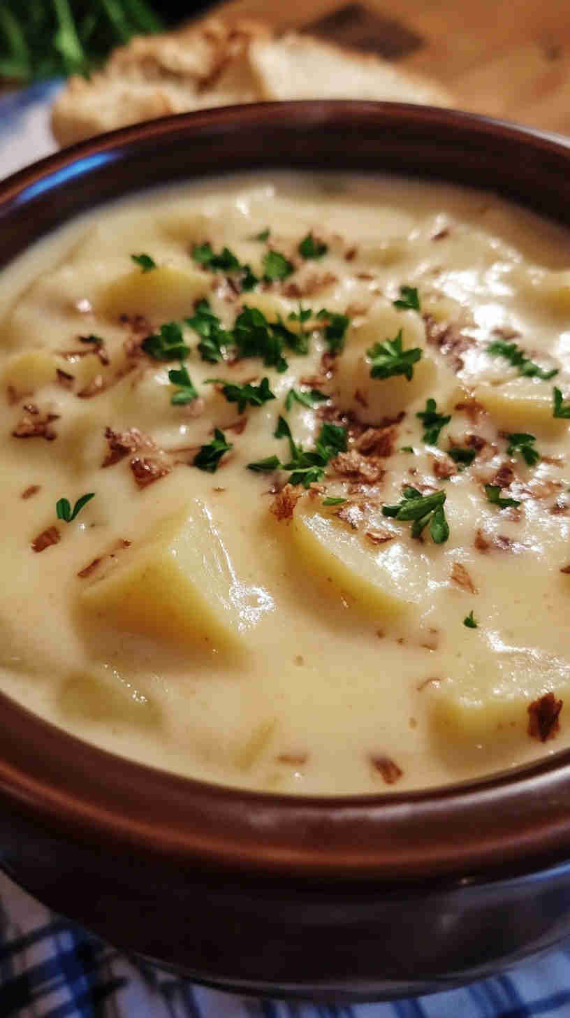 Easy Crockpot Potato Soup for Busy Nights