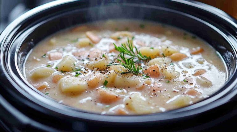 Easy Crockpot Potato Soup for Busy Nights