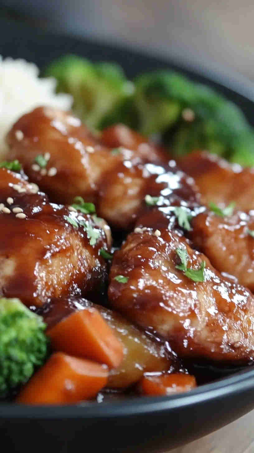Easy Crockpot Teriyaki Chicken
