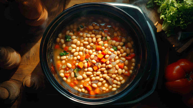 Easy Slow Cooker 15 Bean Soup