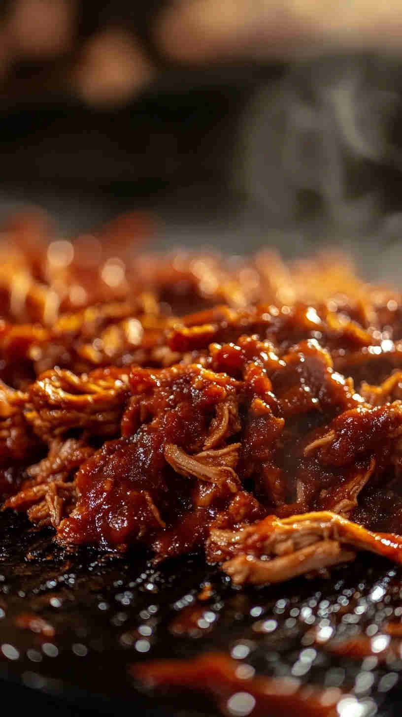 Easy Slow Cooker BBQ Pulled Chicken