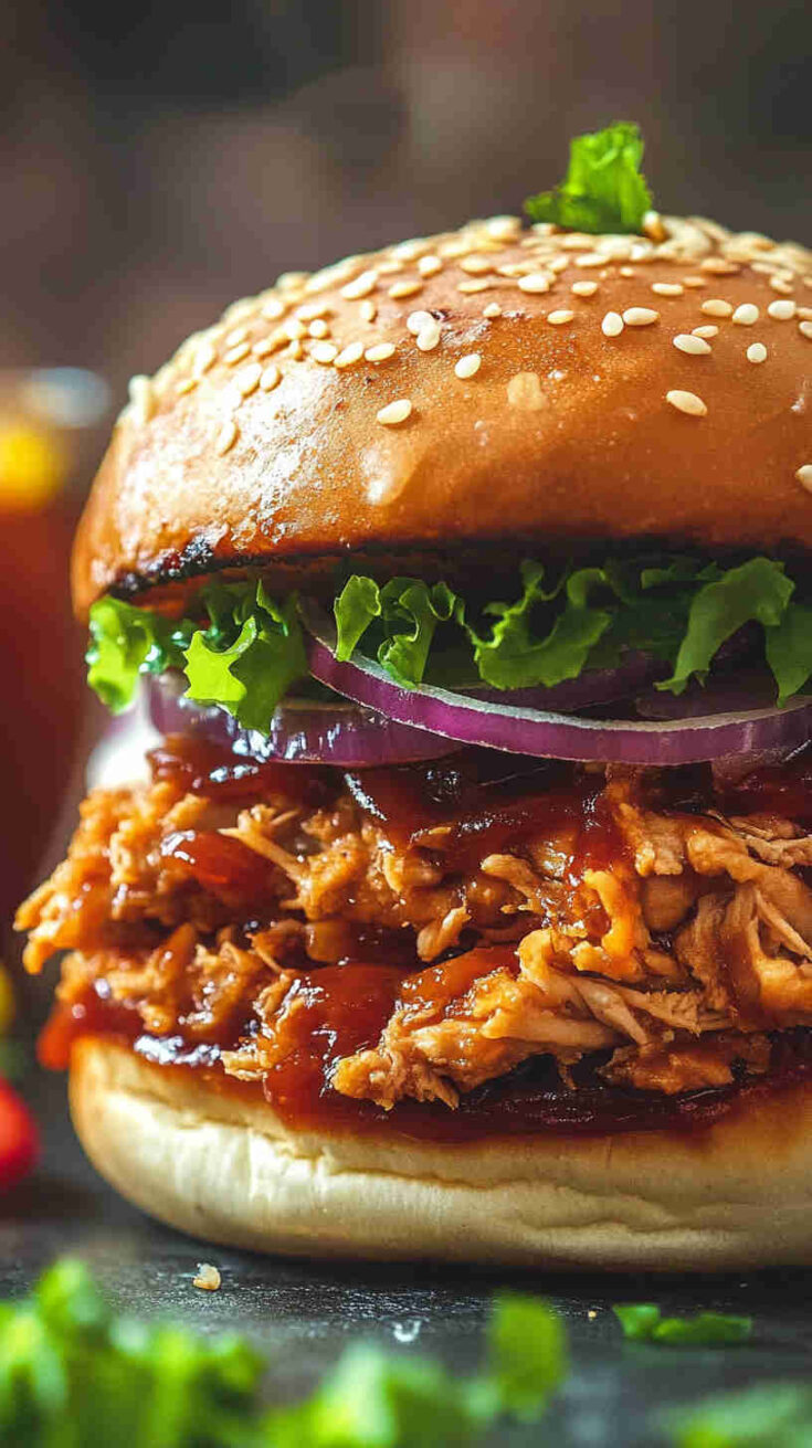 Easy Slow Cooker BBQ Pulled Chicken