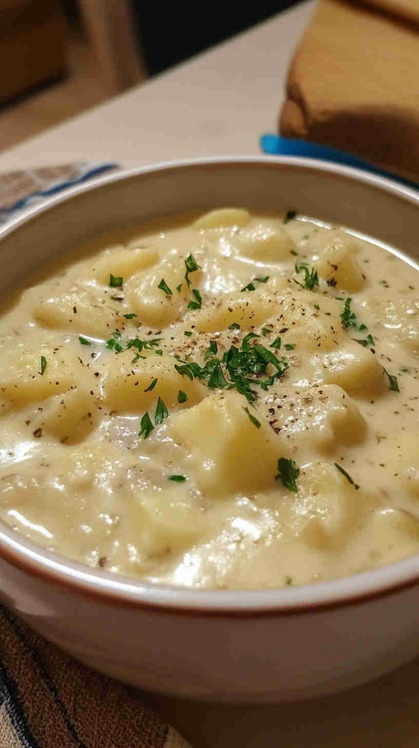 Five-Ingredient Crockpot Potato Chowder