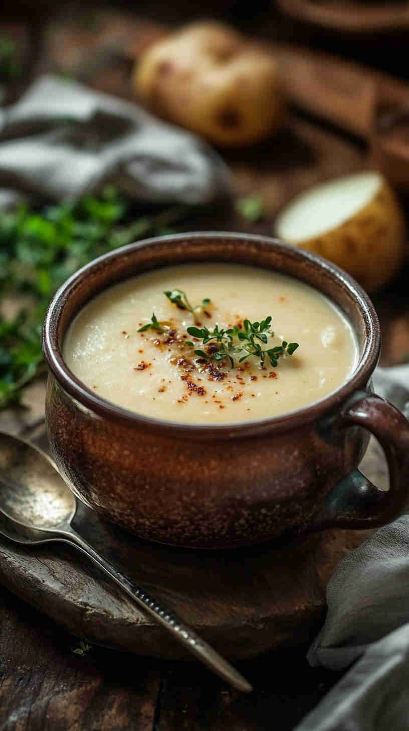 Five-Ingredient Crockpot Potato Chowder
