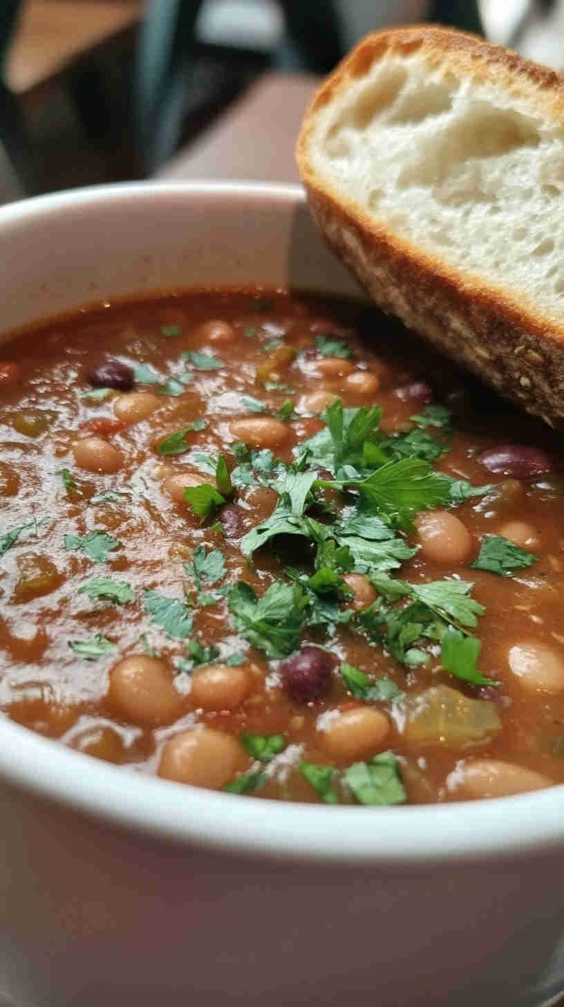 Hearty 15 Bean Soup in the Crock Pot