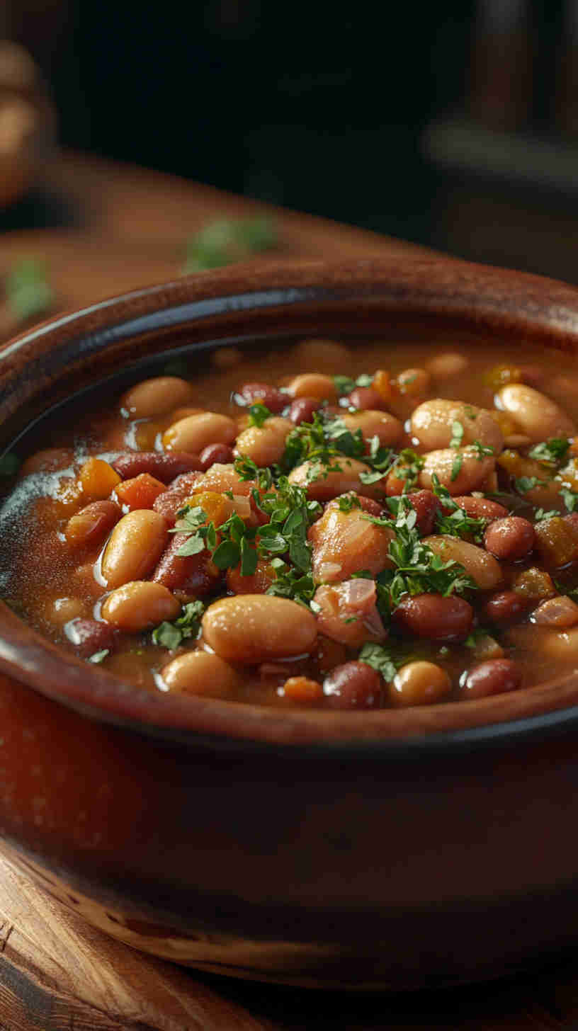 Hearty 15 Bean Soup in the Crock Pot