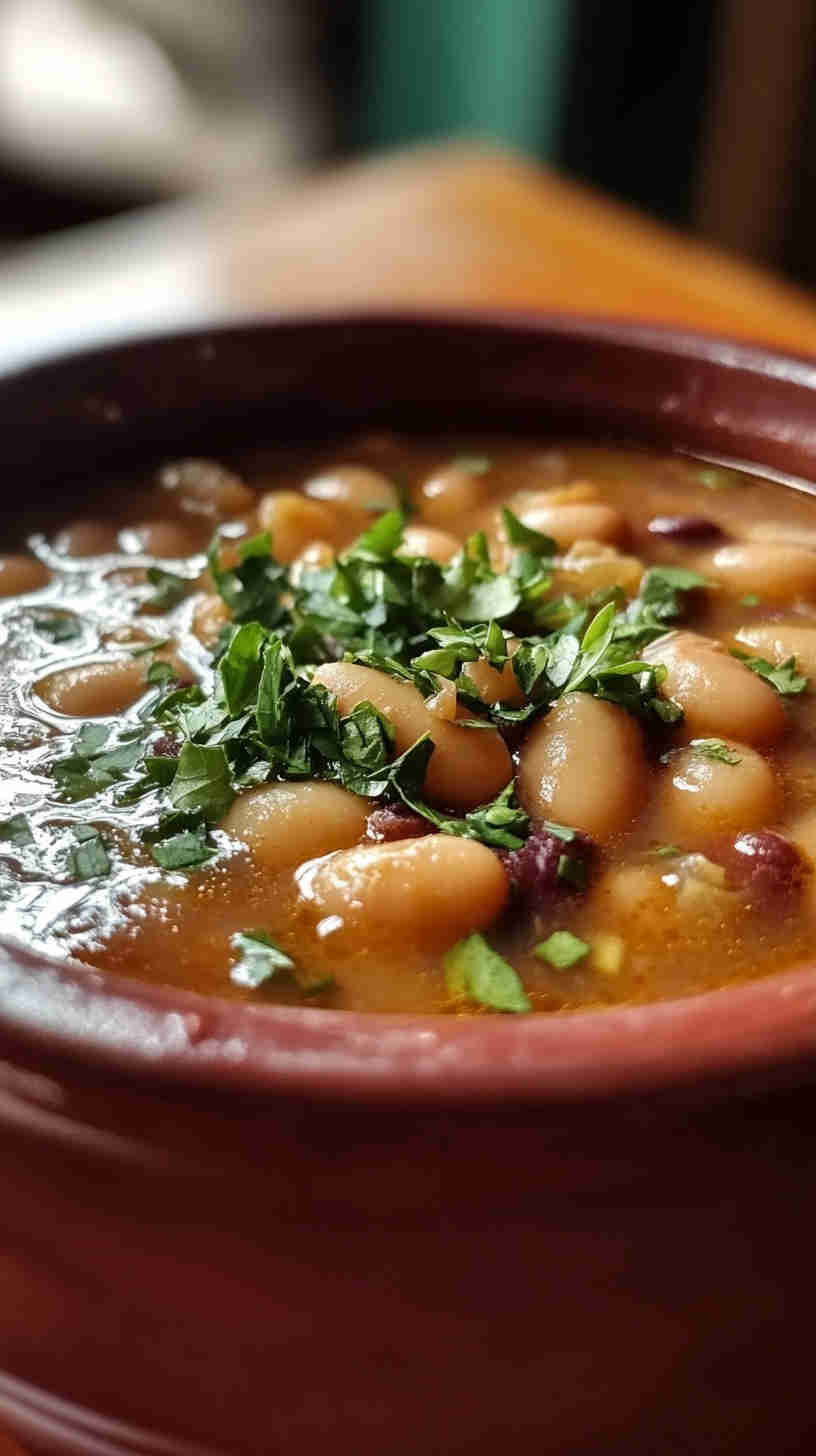Hearty 15 Bean Soup in the Crock Pot