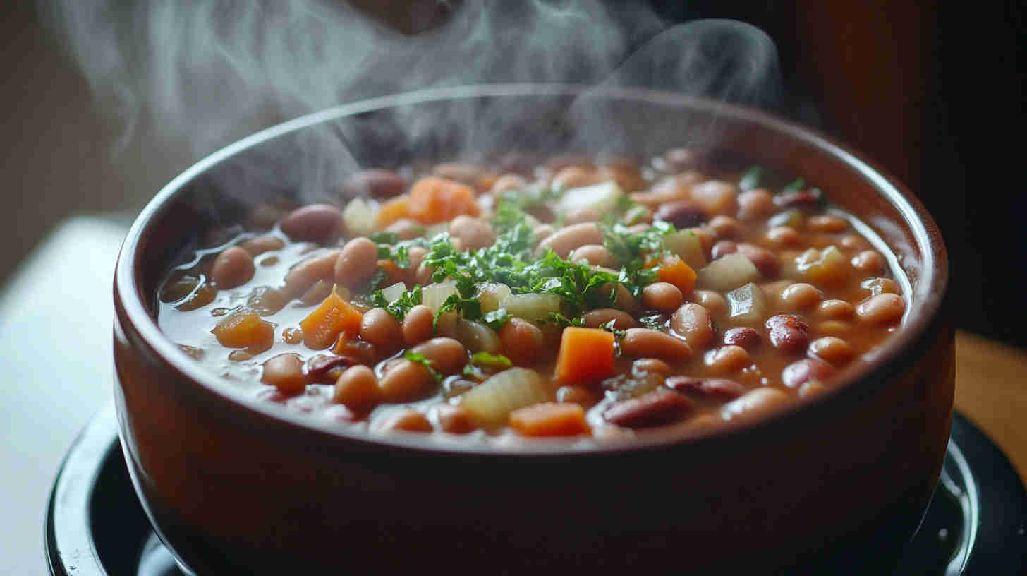 Hearty 15 Bean Soup in the Crock Pot