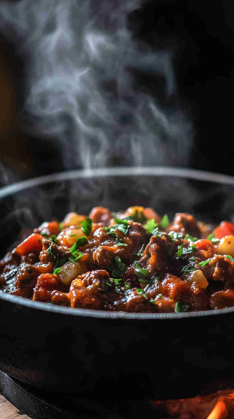 Hearty Slow Cooker Beef Goulash