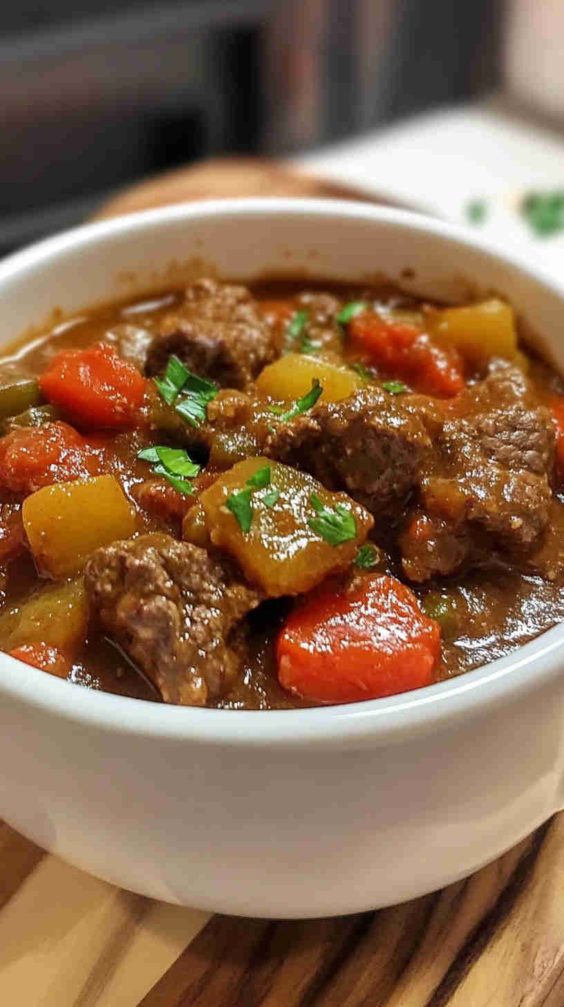 Hearty Slow Cooker Beef Goulash