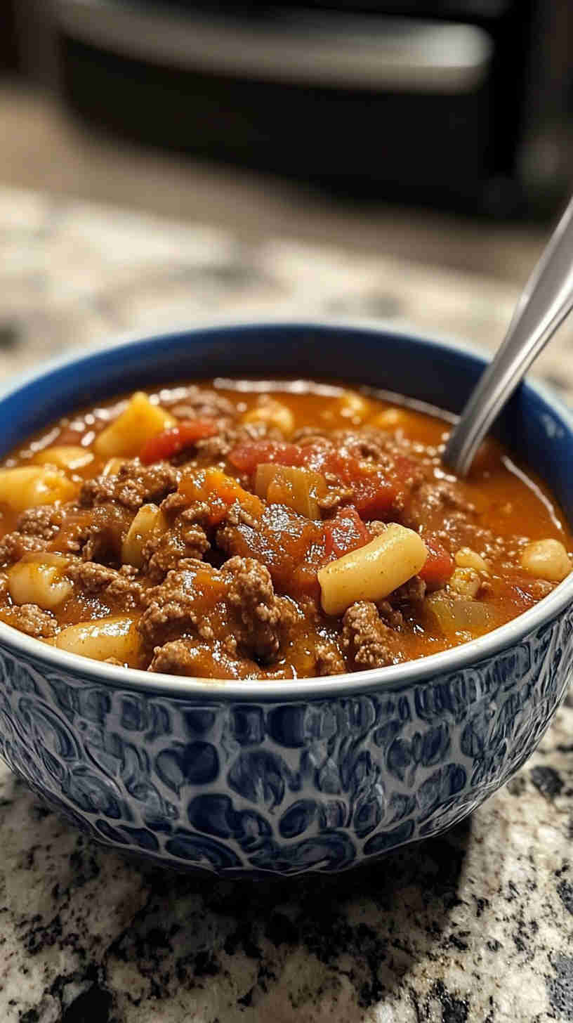 Hearty Slow Cooker Beef Goulash